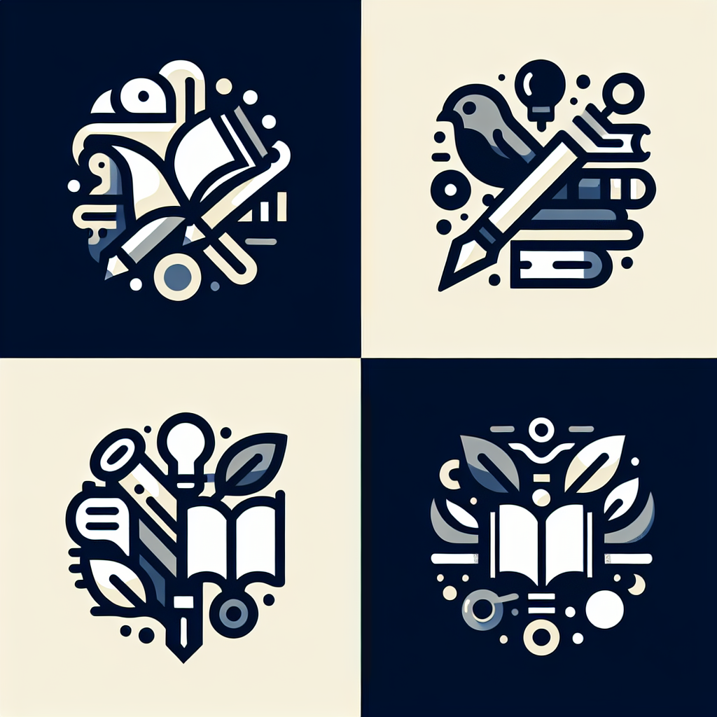 A logo for a fiction writer, poet, and editor's website, reflecting a genuine and heartfelt approach to storytelling with a simple and authentic design.