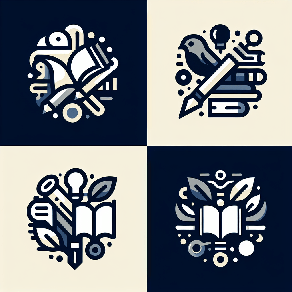 A logo for a fiction writer, poet, and editor's website, reflecting a genuine and heartfelt approach to storytelling with a simple and authentic design.